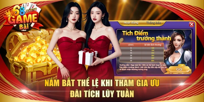 Nắm bắt thể lệ khi tham gia ưu đãi tích lũy tuần