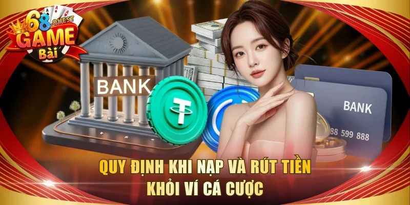 Quy định khi nạp và rút tiền khỏi ví cá cược
